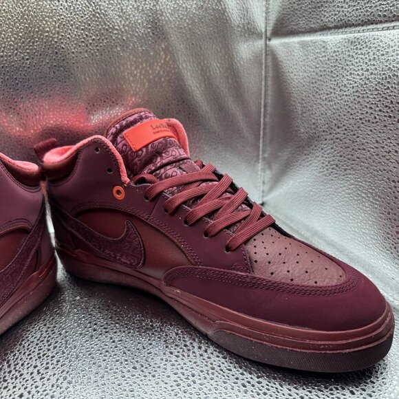 Size - 9 Nike React Leo SB Red Mens Low Top Skateboarding Sneaker‎ FQ7639-600 - Picture 5 of 10